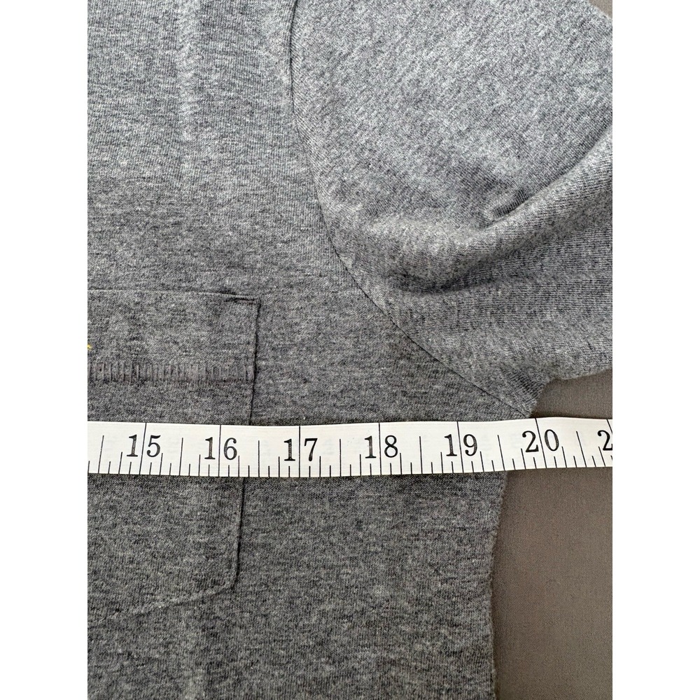 TOMMY BAHAMA Men's Short Sleeved Crew Neck Top Gray Orange Accent Logo Size S - Picture 7 of 12